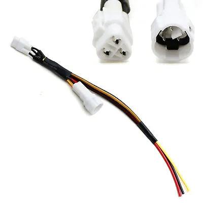 Headlight/Taillight In-line Accessory Power Harness Plug W/ 3-Outputs For Yamaha • $11.69