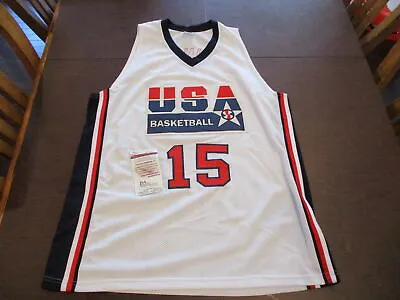 Magic Johnson Signed Team USA Basketball Jersey JSA Authenticated • $148