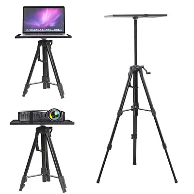 $45.90 • Buy Projector Tripod Stand Bracket Adjustable Floor Laptop Stand Holder With Tray AU