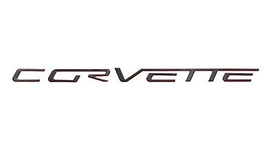 Rear Fills Inserts Letters Emblems 3D Badge For 05-2013 C6 Corvette (Black Red) • $18.99