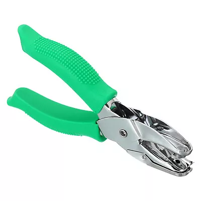 1/8  Single Hole Punch Handheld Hole Puncher With Soft Grip Circle Shape Green • $13.45