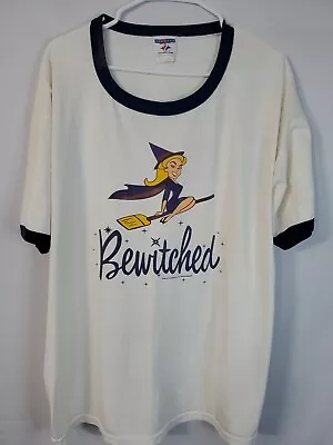 Vintage Bewitched T-shirt Men's Size 2XL 1995 TV Sitcom Ringer • $61.75