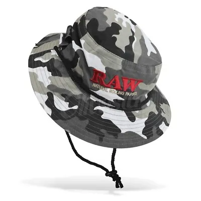 RAW Smokermans Camo Or Black Bucket Hat - RAWLIFE 247 • £16.75