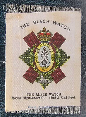 £2.99 • Buy BDV Cigarette Silks Card Ww1 1914 Black Watch Military Army