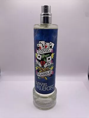 LOVE & LUCK Ed Hardy By Christian Audigier 3.4 / 3.3 Oz EDT For Men New No Box • $18.99