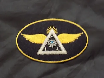 Widows Sons Oval Patch Masonic Motorcycle Iron Sew Freemason Fraternity NEW! • $7.95