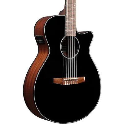 Ibanez AEG50N Acoustic-Electric Classical Guitar Spruce Top Black High Gloss • $329.99