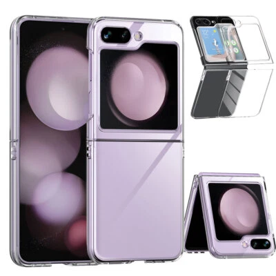 $10.99 • Buy For Samsung Galaxy Z Flip 5 5G Clear Case Shockproof Heavy Duty Protective Cover