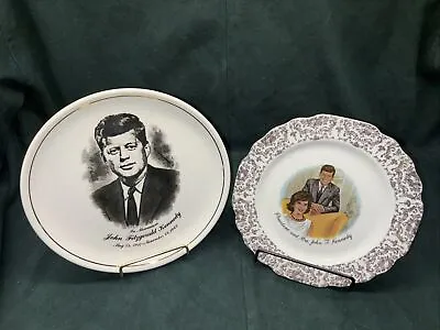 2- Vintage President And Mrs. John F. Kennedy Decorative Plate 1960s • $1.99