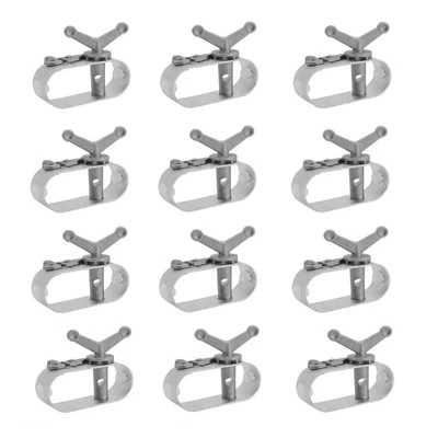 £23.09 • Buy 12 PCS Aluminum Fence Wire Strainer Two-way Adjustment Tensioner Wire  Garden