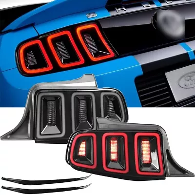 LED Tail Lights For 2010-2014 Ford Mustang Sequential Turn Signal Rear Lamps • $399.99
