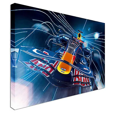 Red Bull F1 Car Formula 1Canvas Wall Art Picture Print • £51.98