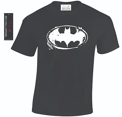 £7.99 • Buy Batman Inspired Distressed T-Shirt DC Comic Book Hero Funny Tshirt