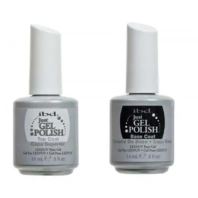 IBD Just Gel Polish LED/UV 15ml/0.5fl.oz Base Coat & Top Coat Of Set • $16.99