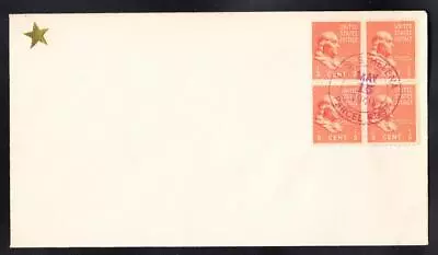 Scott 803 Block Of 4 Stamps USS HELENA CL-50 SUNK WWII Type 9x Naval Cover B3179 • $3.95