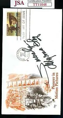 Myrna Loy JSA Coa Signed FDC Cache Autograph • $79