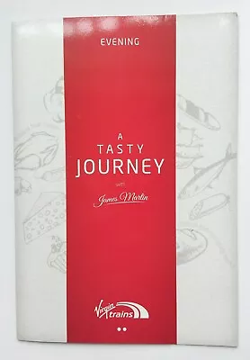 $4.87 • Buy VIRGIN TRAINS EAST COAST EVENING MENU First Class Restaurant Car Dining Railway