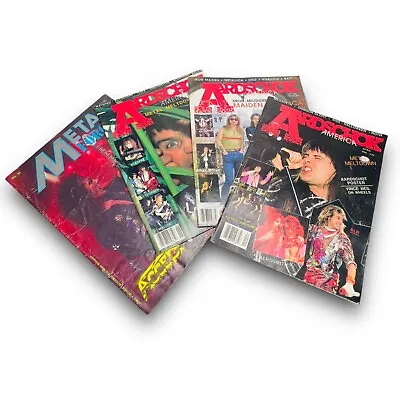 Aardschok America Metal Forces 80s Magazine Iron Maiden Slayer Metallica Lot • $60
