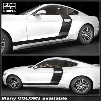 Ford Mustang 2005-2023 Side Door Accent Hockey Stripes Decal (Choose Color) • $59.50