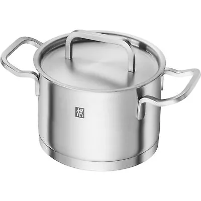 Zwilling 20cm Stock Pot With Lid Suitable For All Hobs 3.6L Integrated Measuring • £19.99