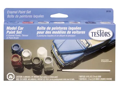 Testors 9119 Custom-Colors Model Car Enamel Paint Kit • $18.99