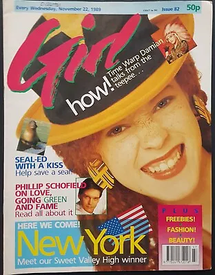 Girl Magazine 22 November 1989 - Schofield Damian Davey Erasure Jason Donovan • £12.80