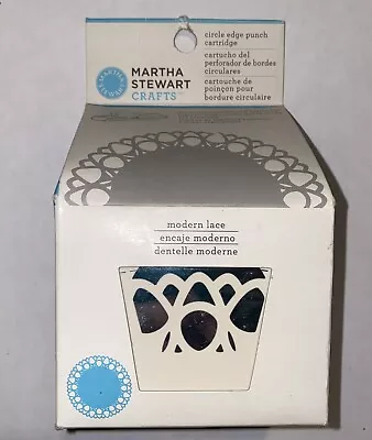 New In Box Martha Stewart Crafts Modern Lace Circle Edge Punch Cartridge • $11