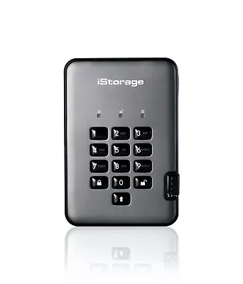 IStorage DiskAshur PRO2 SSD 256GB - Secure Portable Encrypted Solid-state Drive  • £150