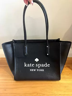 Kate Spade Leather Ella Tote Bag In Black • $160