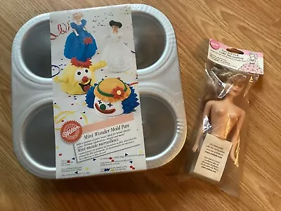 Wilton Mini Wonder Mold Cake Pan Incl Doll For Princess  Bride Clown • $24.95