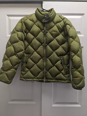 Moonstone Women’s Goose Down Green Puffer Jacket Size M • $45