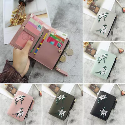 Wallet For Women Small Compact Credit Card Holder Mini Bifold Pocket Purse Gifts • $6.98