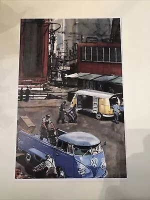 Awesome Vintage Type Volkswagen Work Van Poster #15 • $23.95