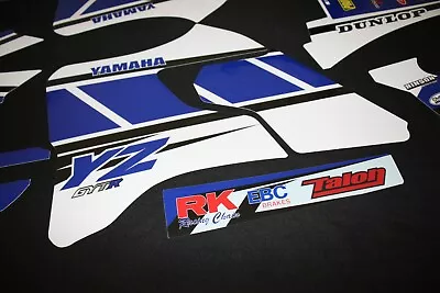 Yamaha Yz125 - Yz250 1996-2001 Retro Mx Graphics Kit Sticker Kit Stickers Decals • $129