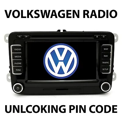 ✅VW RNS-510 Mfd 2 Radio Code VWZ6Z7 & VWZ1Z7✅ • $4.99