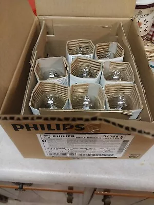 Box Of 8 New Phillips Mh175/u/m Metal Halide Bulbs Ed-17 175w 31358-5 • $125