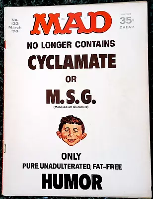 MAD Magazine #133 March 1970! FINE-! 5.5! CRISP! SHARP And SOLID! $0.99 Start!!! • $0.99