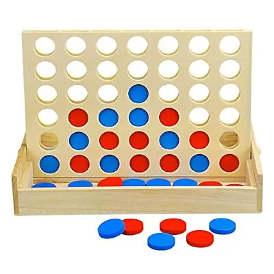 $20.41 • Buy Giant Connect 4 Large Outdoor Games Yard Big Huge Four Lawn Wooden Jumbo Gam NEW