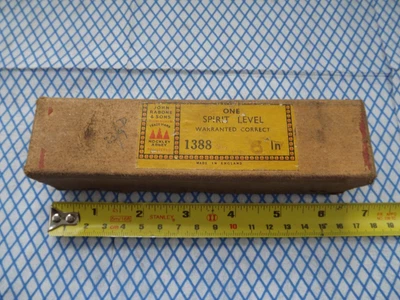 £75 • Buy Vintage John Rabone & Son Engineers Spirit Level 1388 Boxed Engineering