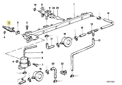 Fuel Injector For BMW E-28 E-30 528 325 • $49.95