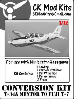 Fuji T-7 Conversation Kit For Minicraft/Hasegawa T-34A Mentor • $8