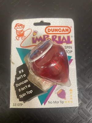 Duncan Imperial Spin Top 3310TP : 1987 Vintage Toy - Red *New In Package* • $25