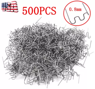 500Pcs 0.8mm Hot Staples Plastic Welding Gun Wave Stapler For Car Bumper Repair • $13.15