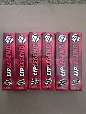 W7 Lip Legend Matt Top Coat 6pack  • £3