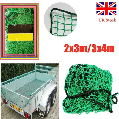 £35.95 • Buy Heavy Duty Cargo Net Strong Safety Nettings Truck Skip Climbing Trailer Nets UK