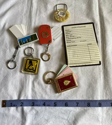 Vintage Address Book Phone Keychain Lot & AGT Magnet • $25