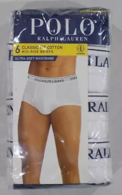 Polo Ralph Lauren Men's 6 Classic Fit Cotton Mid-Rise Briefs Underwear 2XL New • $39.99