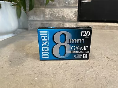 MAXELL 8mm GX-MP 120 Cassette Tape Camcorder Video High Quality -NEW SEALED! • $11.99