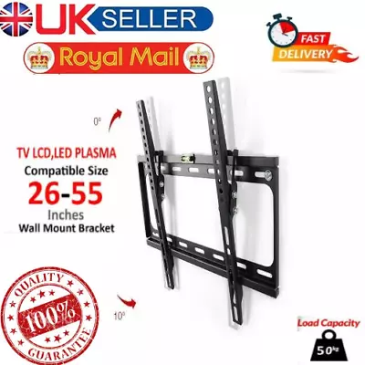 Tiltable TV Bracket Wall Mount For 26 30 32 37 40 42 44 47 55  Plasma LCD LED 3D • £8.35