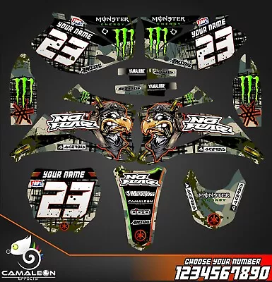 Yamaha YZF250-450 2006 2007 2008 2009 YZF450 YZ250F YZ450F Graphics Kit Stickers • $130